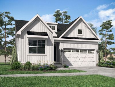 We offer a Modern Farmhouse Elevation for just about every plan at Schell Brothers! Pic is rendering only. | Image 3