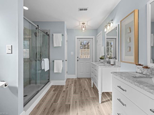 Primary Bathroom with walk in shower! Door leads to 2nd floor balcony. | Image 41