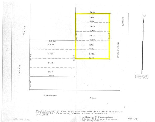 Lots 2428-2432 Rosewood Drive, BLOOMFIELD, WI, 53157 | Card Image