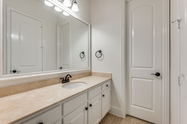 Bathroom featuring vanity and tile patterned flooring | Image 12