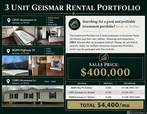 12431 & 12483 Arceneaux Ln, Geismar, LA, 70734 | Card Image