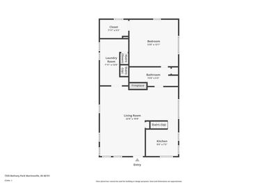 7335 Bethany Park, House other with 3 bedrooms, 1 bathrooms and null parking in Martinsville IN | Image 2