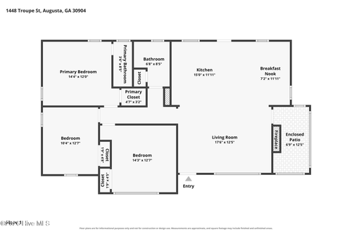 1448 Troupe Street, Augusta, GA, 30904 | Card Image