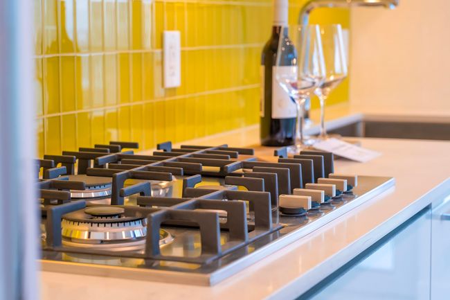 Details featuring stainless steel gas stovetop | Image 5