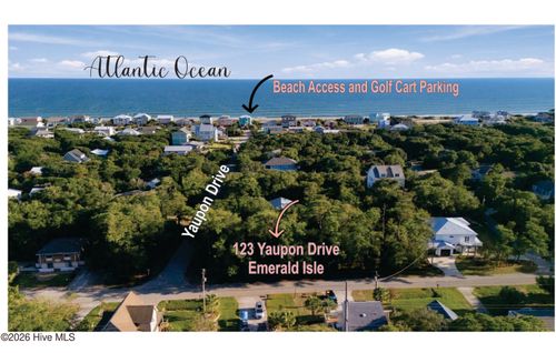 123 Yaupon Drive, Emerald Isle, NC, 28594 | Card Image