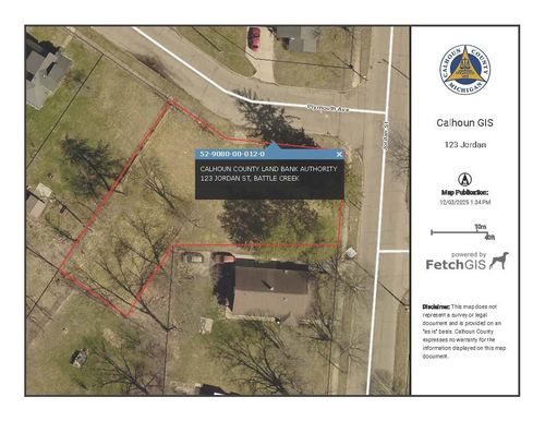 123 Jordan St, Battle Creek, MI, 49037-2165 | Card Image