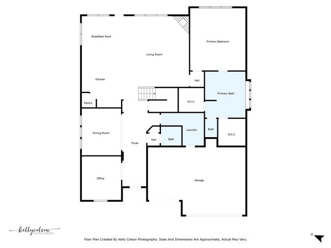 Main floor room layout with view of primary bedroom extension | Image 38
