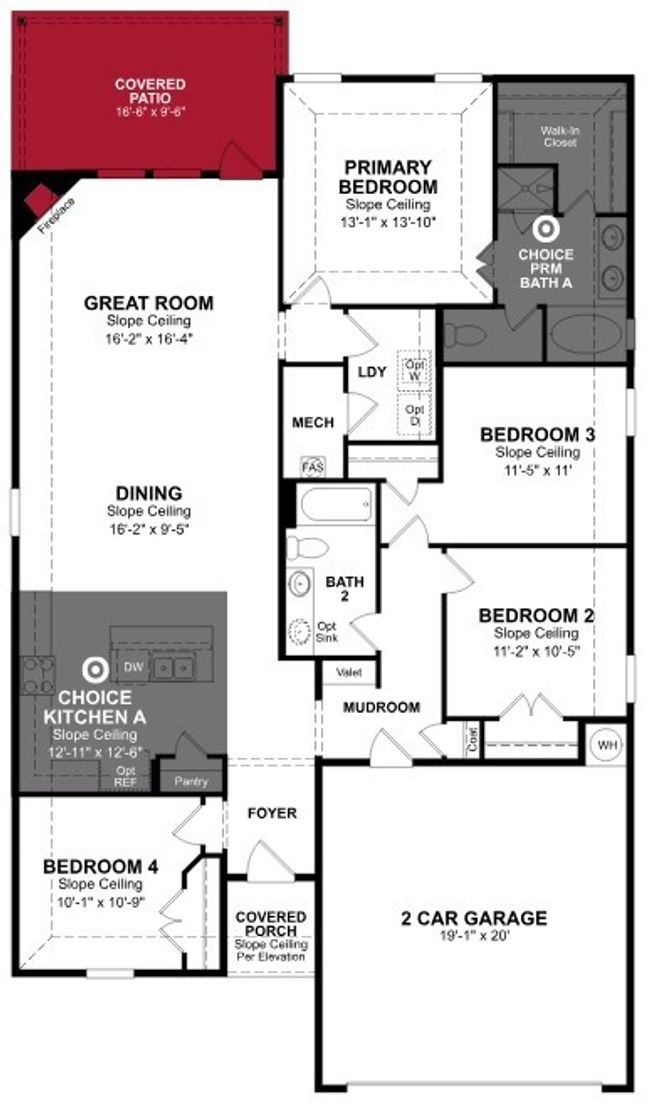 Beazer Homes Whitewing Trails Brooks floorplan. | Image 13