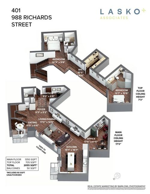 401-988 Richards St, Vancouver, BC, V6B8R2 | Card Image