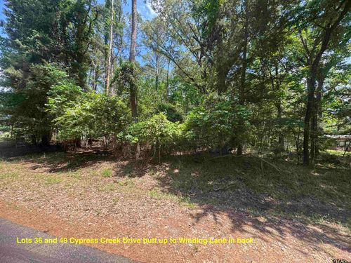 Lot 36 Cypress Creek Dr, Mt Vernon, TX, 75457 | Card Image