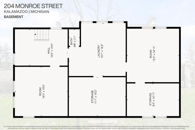 204 Monroe St, House other with 5 bedrooms, 4 bathrooms and null parking in Kalamazoo MI | Image 47