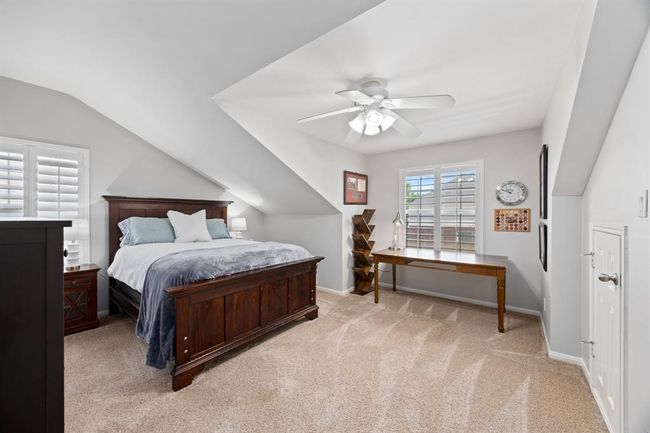 Bedroom #3 with a bonus alcove and small door with a little bonus room for storage or a play space! | Image 37