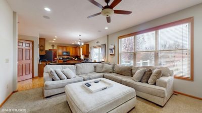 Bright open layout with kitchen, informal dining and living room flows easily for functionality. | Image 3