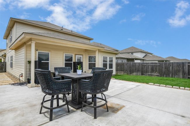 View of patio featuring a fenced backyard and Extended Patio | Image 28