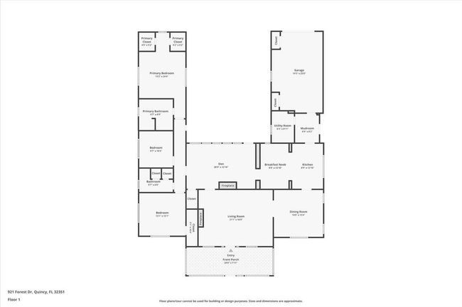 921 Forest Dr, House other with 3 bedrooms, 2 bathrooms and null parking in QUINCY FL | Image 49