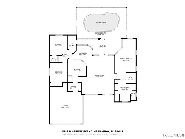 4542 N Serene Pt, House other with 3 bedrooms, 2 bathrooms and 2 parking in Hernando FL | Image 39