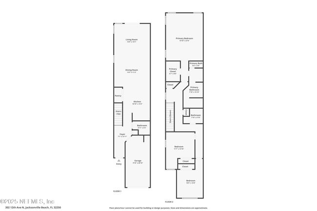 322 12 Th Ave N, Townhouse with 3 bedrooms, 3 bathrooms and null parking in JACKSONVILLE BEACH FL | Image 26