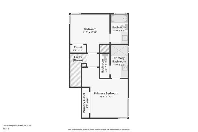 B - 2010 Gathright Cv, House other with 2 bedrooms, 3 bathrooms and 1 parking in Austin TX | Image 39