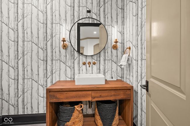 Poweder Room near Kitchen and Hearth Room | Image 49