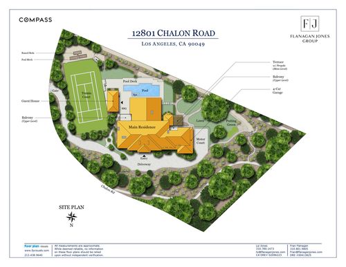 12801 Chalon Rd, Los Angeles, CA, 90049 | Card Image