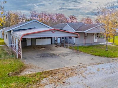 Garage is finished and heated 25x29 ft. The 2 car carport | Image 2