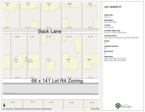 4791 Sardis St, Burnaby, BC, V5H1L4 | Card Image
