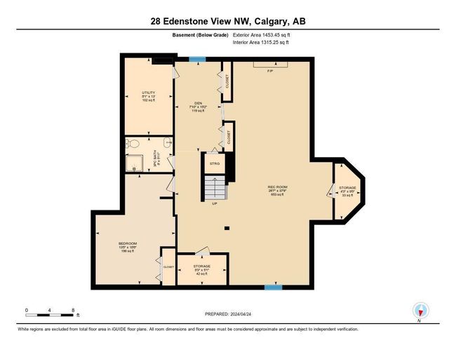 28 Edenstone View Nw, Home with 3 bedrooms, 3 bathrooms and 4 parking in Calgary AB | Image 44