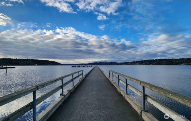 Bog Lake Park Dock at dusk | Image 32