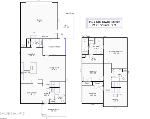 4421 Old Towne St, Wilmington, NC, 28412-5009 | Card Image