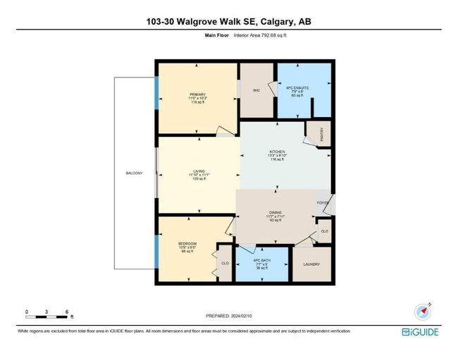 103 - 30 Walgrove Walk Se, Home with 2 bedrooms, 2 bathrooms and 1 parking in Calgary AB | Image 26
