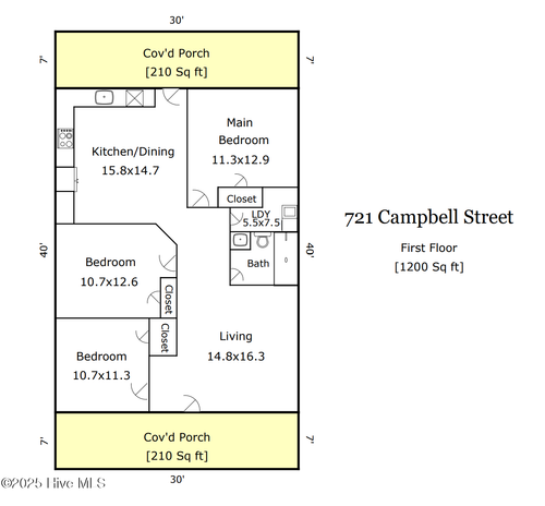 721 Campbell St, Wilmington, NC, 28401-3547 | Card Image