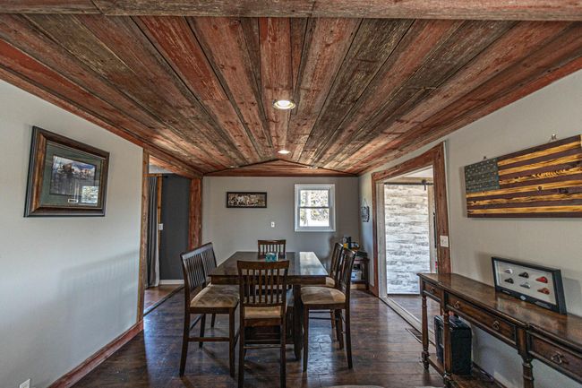 24-Cool Barnwood Ceiling over Dining.jpg | Image 24