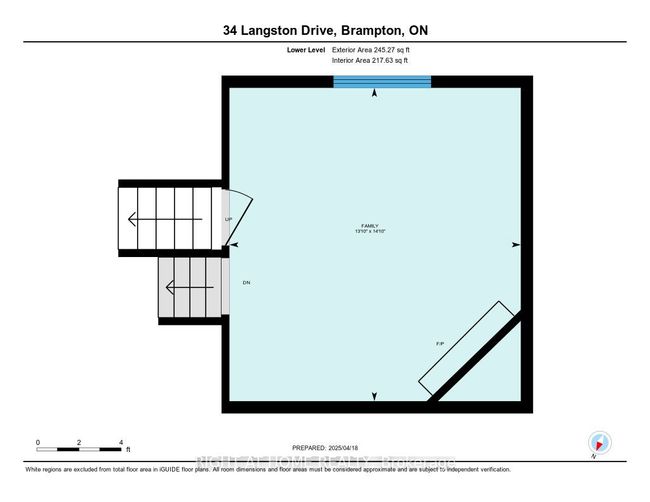 34 Langston Dr, House attached with 5 bedrooms, 3 bathrooms and 2 parking in Brampton ON | Image 48