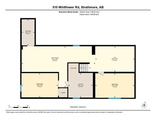 510 Wildflower Road Nw, Home with 3 bedrooms, 2 bathrooms and 13 parking in Strathmore AB | Image 34