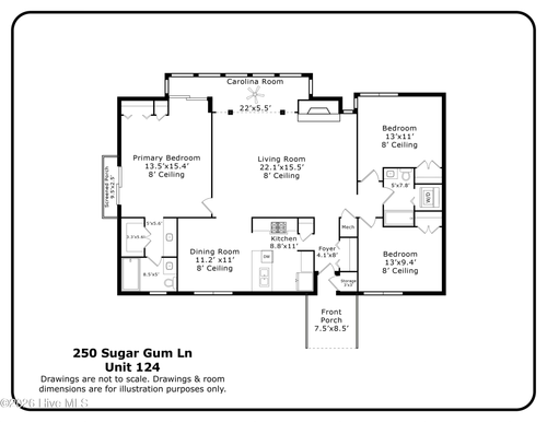 124-250 Sugar Gum Ln, Pinehurst, NC, 28374-9701 | Card Image