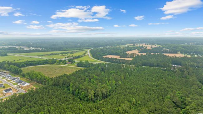 Aerial view of property and surrounding area with a heavily wooded area | Image 6