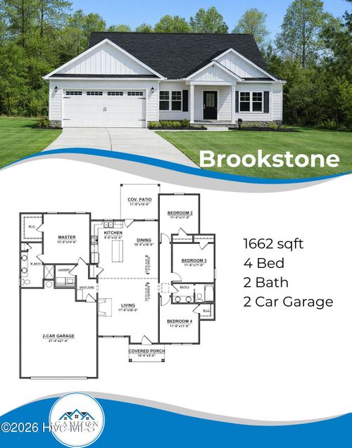 1702 Walnut Run Dr, Deep Run, NC, 28525-9498 | Card Image
