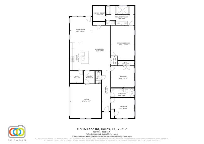 10916 Cade Rd, House other with 3 bedrooms, 3 bathrooms and null parking in Dallas TX | Image 40