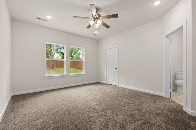 bedroom with carpet floors, baseboards, and recessed lighting | Image 18