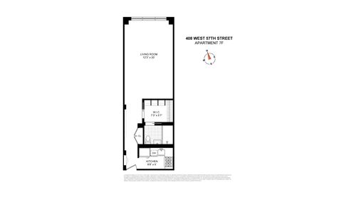7f-408 W 57th St, New York, NY, 10019-3012 | Card Image
