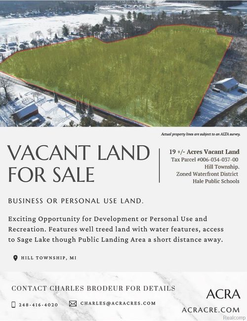 1 N Sage Lake Rd., Hill Township, MI, 48739 | Card Image