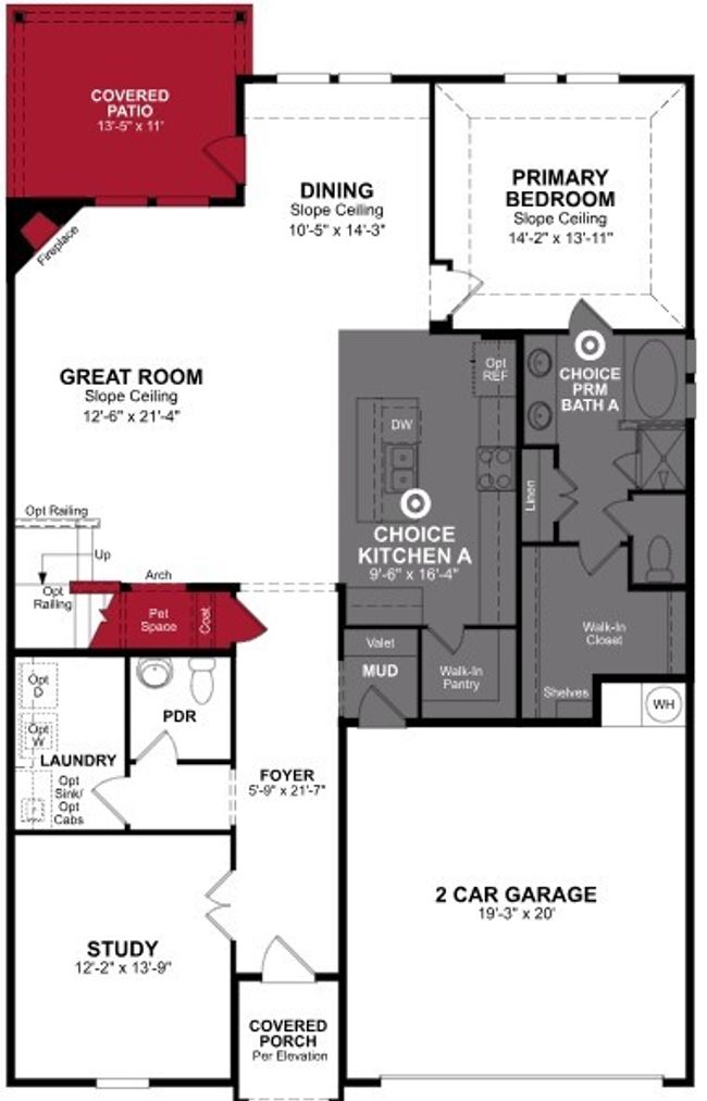 Beazer Homes Whitewing Trails Rainier floorplan. | Image 14