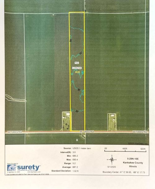 20Acres W 7000s Rd, Herscher, IL, 60941 | Card Image