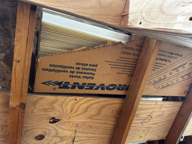 Attic rafter vents already purchased for blown in insulation, included in garage | Image 34