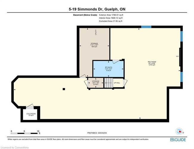 5 - 19 Simmonds Dr, Townhouse with 2 bedrooms, 4 bathrooms and 4 parking in Guelph ON | Image 47