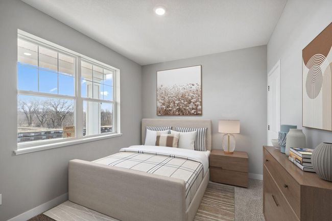 Desirable main floor bedroom with full bath. Model photo. Options and colors will vary. | Image 15