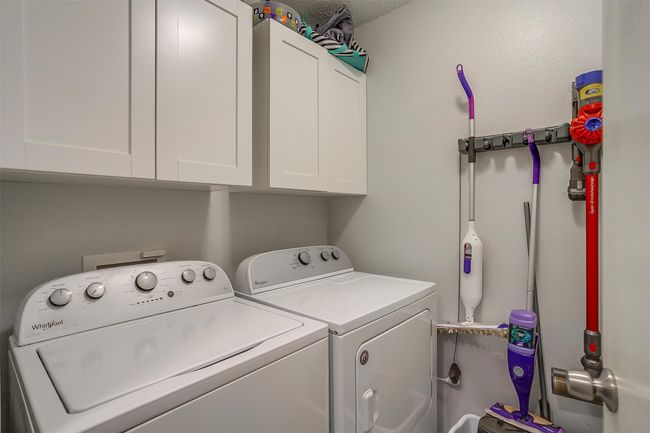 Laundry room with washer and dryer and cabinet space | Image 24