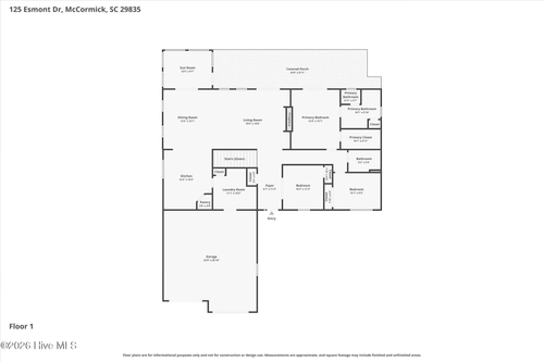 125 Esmont Dr, Mc Cormick, SC, 29835-5663 | Card Image