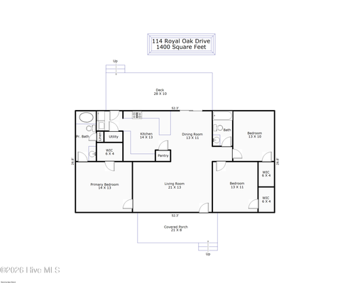 114 Royal Oak Dr, Hampstead, NC, 28443-3526 | Card Image