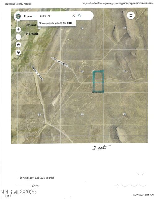 000 Little Owyhee Road, Paradise Valley, NV, 89426 | Card Image
